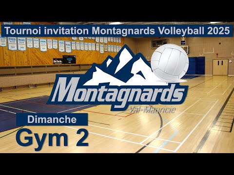 Gym 2-3 Dimanche Tournoi invitation Montagnard Volleyball 2025