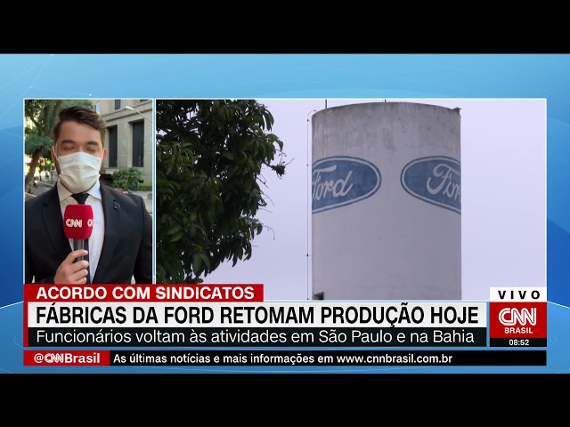 Fábricas da Ford retomam produção em São Paulo e na Bahia após acordo parcial