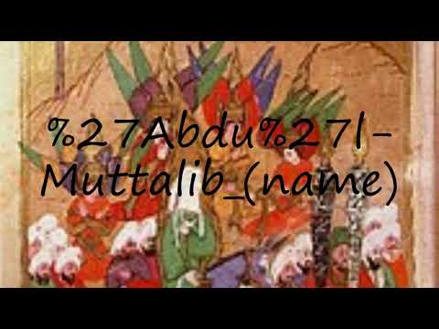 How to pronounce Abdu'l-Muttalib (name)?