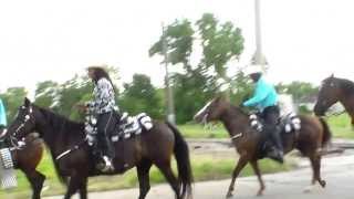preview picture of video 'OKMULGEE RODEO PARADE LINE UP (8)'
