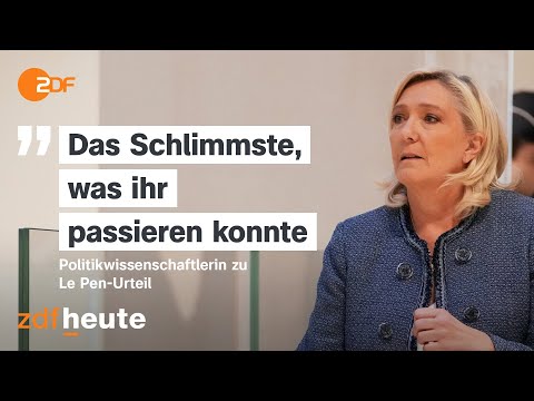 Urteil gegen Le Pen: Was das Kandidatur-Verbot für sie und ihre Partei bedeutet | ZDFheute live