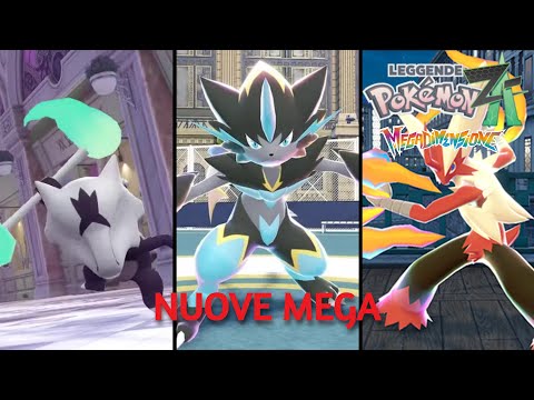 Tutte le nuove Megaevoluzioni e i Pokemon del DLC Megadimensione di Leggende Pokemon ZA