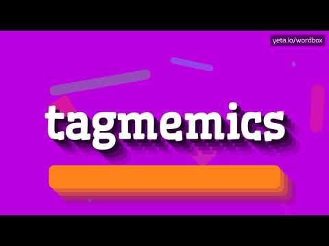 HOW PRONOUNCE TAGMEMICS! (BEST QUALITY VOICES)