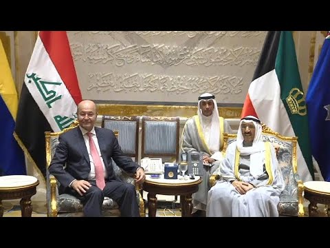 برهم صالح من الكويت لا نريد للعراق أن يحمل وزر العقوبات على إيران…