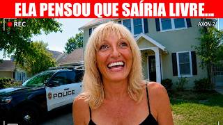 Esposa 'Amigável' Não Tem Ideia de Que a Polícia Está Prestes a Prende-la Por Assassinato