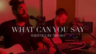 Music video thumbnail preview for MISSIO - What Can You Say (Live Studio Session) by MISSIO
