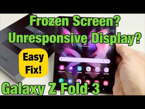 Galaxy Z Fold 3 How to Insert SIM Card Check Mobile Settings