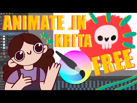 FREE 2D ANIMATION SOFTWARE / HOW TO ANIMATE IN KRITA! Video