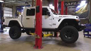 Rear Track Bar Axle Bracket Kit 0-6.500 in. Lift Select Jeep Gladiator JT Models - video thumbnail 2