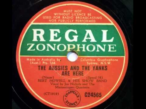 78rpm Restoration - Bert Howell - The Aussies And The Yanks Are Here