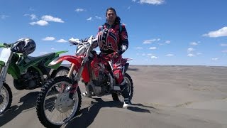 preview picture of video 'CRF 450 - dunas del nihuil , san rafael mza.'