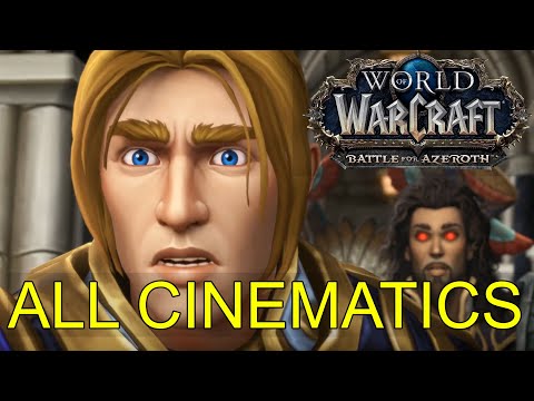 World of Warcraft Battle for Azeroth All Cinematics in Chronological Order (Up to 8.3)