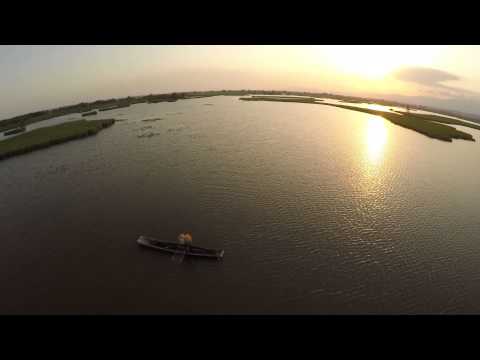 【NIIGATA-SORADORI】福島潟　朝霧の伝統漁　新潟市