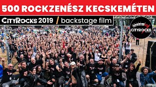 500 ROCZENÉSZ KECSKEMÉTEN - @CITYROCKS (Közép-Európa legnagyobb rockzenekara) backstage movie