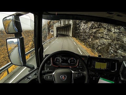 POV Driving Scania S520 - Øvre Årdal Fv. 53 Serpentine