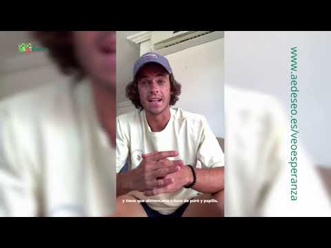 El tenista Benjamín Winter embajador de #vEoEsperanza