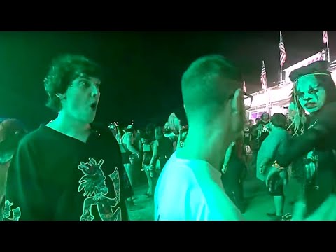 Joshua Block gets chased around by a black juggalo