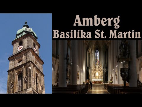 AMBERG (AM), Päpstliche Basilika St. Martin - Glocken einzeln, Motivläuten und Plenum (Turmaufnahme)