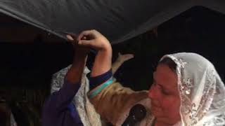 Rosa perez Vijilia bajo Carpa ⛺️⛺️