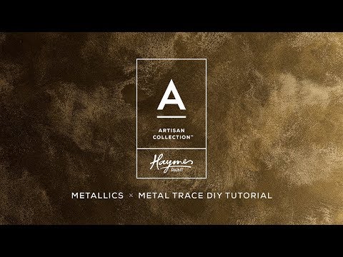 How to Apply Textured Metallic Wall Paint