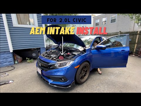 10th Gen Civic (K20C2) AEM Air Intake install | 2019 Civic Sport | Ochoa