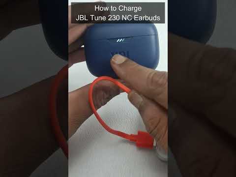 How to Charge JBL Tune 230NC Bluetooth earbuds | #shorts #trending