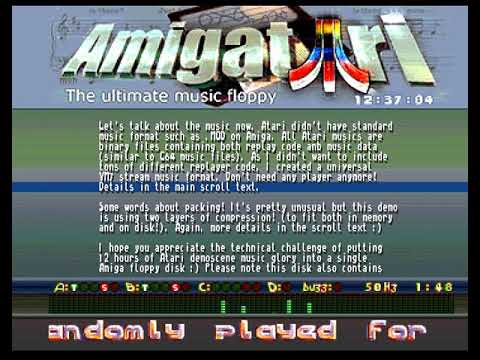 Atari ST demoscene on Amiga