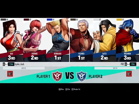 Kyoko_Dash (BE/SH/MA) vs. Frezzer (YA/GA/KR) Losers R1 - SNK REGIONAL BOUTS | Europe