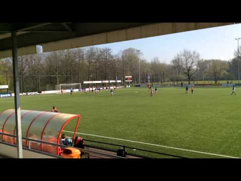 De 2-3 van Stefan voor Geinoord D1 tegen PVCV