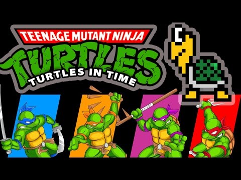 TMNT Turtles in Time - Sewer Surfin' (80s Synth Remix)
