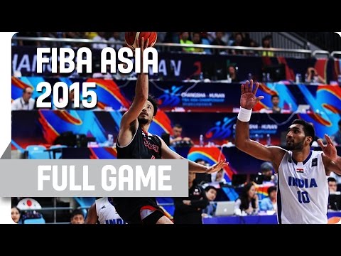 India v Japan - Group A - Full Game - 2015 FIBA Asia Championship