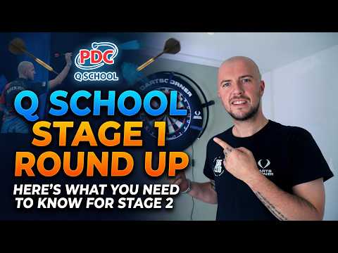 PDC Q School Stage 1 Round Up - Here's What You Need To Know For Stage 2