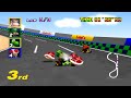 Mario Kart 64 Yoshi Gameplay Mushroom Cup 150cc N64