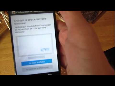 comment installer chromecast