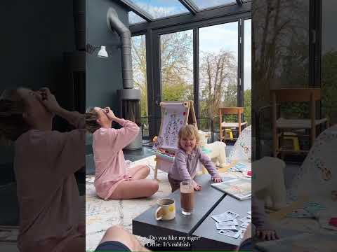 Ottillie tells Zoe her drawing is rubbish! 😭 #ZoeSugg #Zoella #AlfieDeyes #Shorts #Funny #Cute