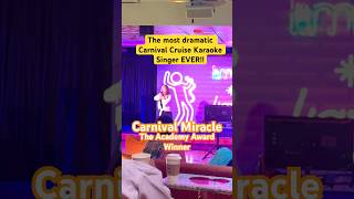She was hilarious & Good!!Carnival Miracle Karaoke Event March 2026 #carnivalcruise #karaoke