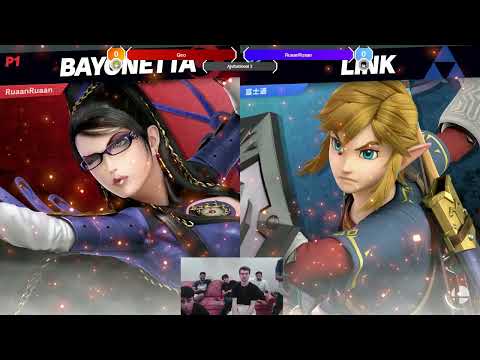 RuaanRuaan (Bayonetta) vs Geo (Link) - aj invitational #3 - Losers Quarters