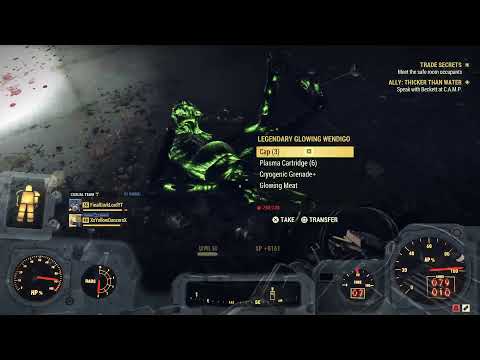 Fallout 76  day 32 (cheating death & A secrets trade)