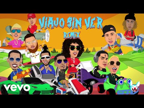 Jon Z - Viajo Sin Ver Remix (Lyric Video) [feat. De La Ghetto, Almighty, Miky Woodz, El...
