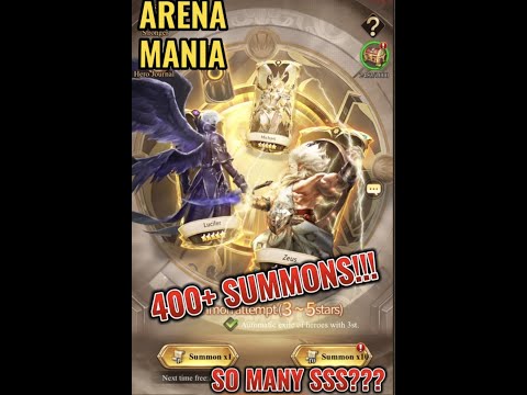 Arena Mania: Magic Heroes CCG (Age of Arena) MASSIVE SUMMON PULLS!!!