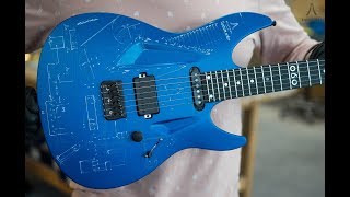 Video thumbnail for Aristides 060 Blueprint Custom by Aristides Guitars