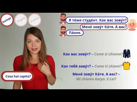 16. Come ti chiami? Presentarsi in Russo | Russo Base con Yula | Lezione 5.1