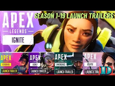 Apex Legends All Cinematic Launch Trailers Season 1-19 | Cinematic Trailers (HD)