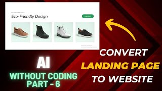 Download the video "image to code using AI [Part - 6] || No coding Required || landing page to website without coding"