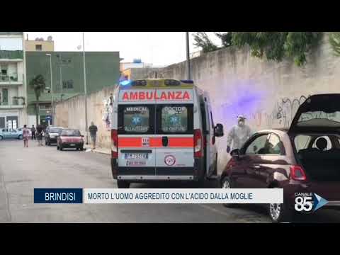 09 Settembre 2020   Brindisi   morto l'Uomo aggredito con l'acido dalla moglie