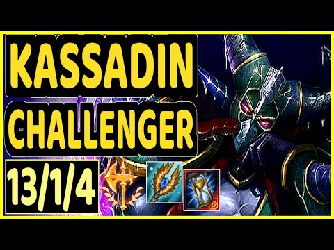 NOMANZ (KASSADIN) - 13/1/4 KDA MID CHALLENGER GAMEPLAY - EUW