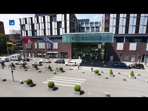 Das Universitätsklinikum Hamburg-Eppendorf (UKE) von oben