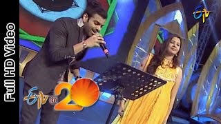 Sreerama Chandra and Geetha Madhuri Performs-Top Lesi Poddi Song in Srikakulam ETV @ 20 Celebrations