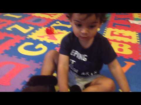 Steven and his puppy