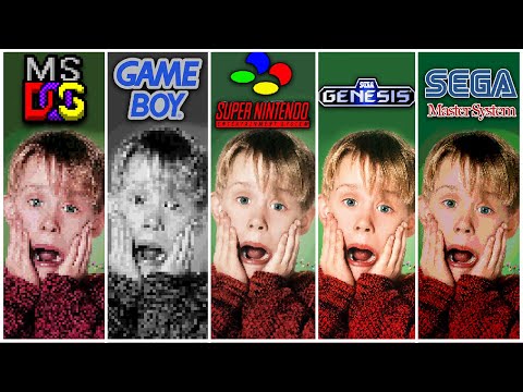 Home Alone MS-DOS vs Gameboy vs SNES vs Sega Genesis vs SEGA-MS (Which one is better!)